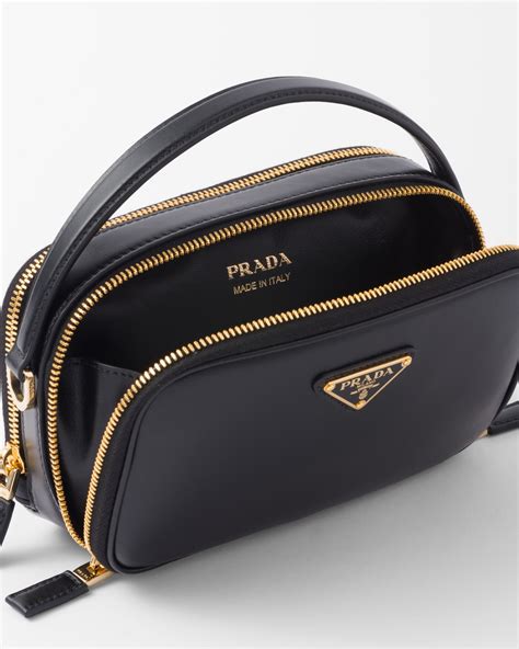 Black Prada Odette Leather Mini